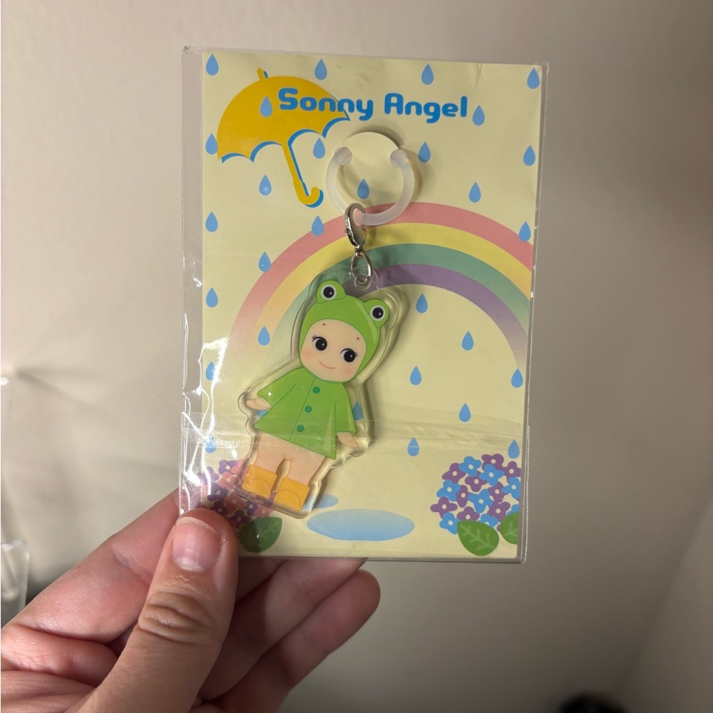 Frog Sonny angel  Keychain - rainy days series